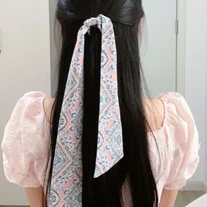 Pink Floral Hair Scarf  *2/12$